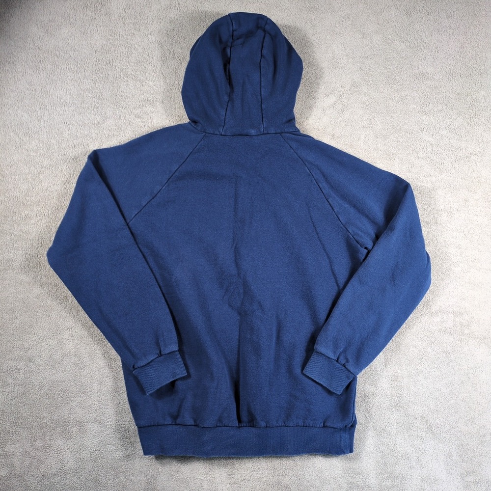 Under Armour Hoodie Mens XL Navy Blue Fleece Lined Gymwear Sweatshirt Full Zip - Picture 2 of 8